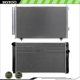 Scitoo Cb848175s01 Car Radiator And A/c Condenser Kit Fits 2013 2014 2015-2018 Toyota Rav4 2.5l L4