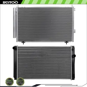 Cb848175s01 Scitoo Car Radiator And A/c Condenser Kit Fits 2013 2014 2015-2018 Toyota Rav4 2.5l L4