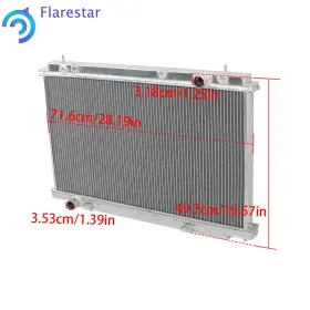 Fs1652850sr Silscvtt 2 Row Performance Full Aluminum Radiator For Nissan 350z 2007-2009 21460ev00a