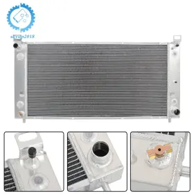 Su868086ku Skyup2018 New 4 Row Aluminum Radiator 1999-2014 For Chevy Silverado 1500/2500 Tahoe V8