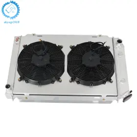 Cg797958ld Skyup2081 For Ford Mustang Foxbody 5.0l 2.3l 79-93 At/mt 3row Aluminum Radiator Shroud Fan