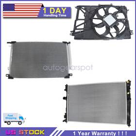 Soillar 16400-f0021 For 2018-2024 Toyota Camry Hybrid 2.5l Radiator A/c Condenser And Fan