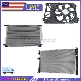 16400-f0021 Soillar For 2018-2024 Toyota Camry Hybrid 2.5l Radiator A/c Condenser And Fan