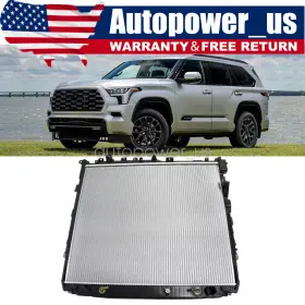 16400f4010 Soillar For Toyota Sequoia Tundra 3.4l 2022-2024 New Aluminum Radiator