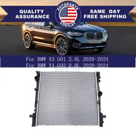 Soillar 17 11 8 642 743 Engine Water Coolant Cooling Radiator For 2020-2023 Bmw X3 G01 X4 G02