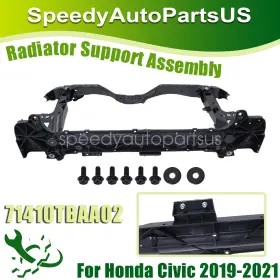 71410tbaa02 Soillar New Radiator Support Assembly For Honda Civic 19-21 Dx Ex Lx Models