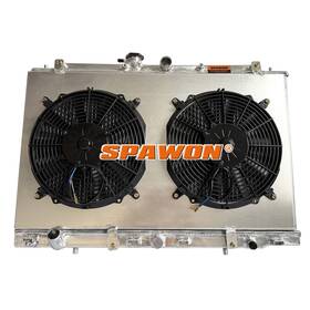Spawon 221-4202 Mt For Acura Cl Tl Premium Type-s V6 3.2l 01-03 Aluminum Radiator Fan Shroud