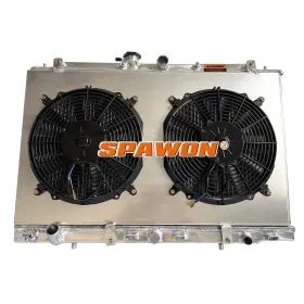 221-4202 Spawon Mt For Acura Cl Tl Premium Type-s V6 3.2l 01-03 Aluminum Radiator Fan Shroud
