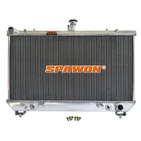 438219 Spawon At For Chevrolet Camaro V8 2010-2011 6.2l 3row 13142 Aluminum Radiator