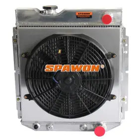 Crs130 Spawon At For Ford Mustang Falcon Mercury V8 1963-1966 3row Radiator Fan Shroud Crs130 Spawon At For Ford Mustang Falcon Mercury V8 1963-1966 3row Radiator Fan Shroud