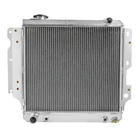 Rad3-wrg87 Spec-d Tuning Fits 1987-2006 Wrangler Tj Yj 2.4l 4.2l Aluminum Performance 3 Core Row Radiator