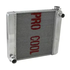 Pce190.1027 Speedmaster Universal 26x19x2.2 Ford Mopar Aluminum Radiator Tr-bl O