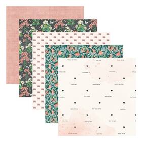Spellbinders 420041688325 Designer Paper Pad 6 Inch X6 From Rosies Studio-hello Its Me - 5a0031