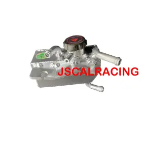 Wrx-08e Spower Silver Coolant Expansion Tank Fit Subaru 2008-14 Wrx 05-09 Legacy Gt Aluminum