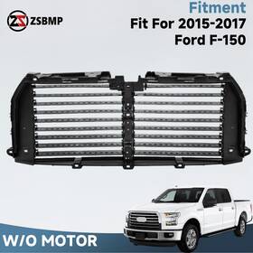 Strecos Fl3z-8475-e Upper Radiator Shutter Grille Without Motor For 2015-2017 Ford F-150 Fl3z-8475-f