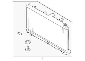 Subaru 45111sg000 Genuine Radiator