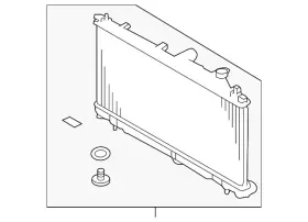 45111sg000 Subaru Genuine Radiator