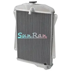 Sunran 725086035868 3row Radiator For 1940-41 Chevy Special Deluxe Fleetline Fleetmaster 3.5l L6 Alu