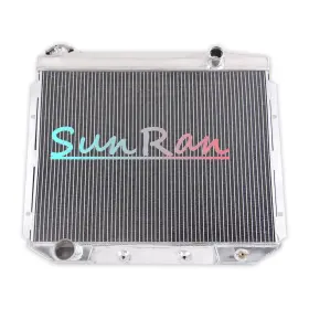 Sunran 725086696052 Alum 4 Row Radiator For 1957-59 Ford Fairlane Ranchero/mercury Edsel V8 Engine