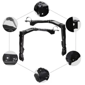 To1225495 Tbvechi Radiator Core Support Left And Right For Toyota Rav4 2019-2023