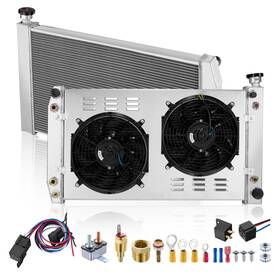 Tembor An67308-1 For 88-99 Chevy Gmc C/k C1500 C2500 C3500 Suburban At V8 4row Aluminum Radiator
