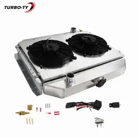 2511665 Tinvhy For Ford Bronco F100 F150 F250 F350 V8 1966-1979 4-row Radiator Shroud Fan Relay