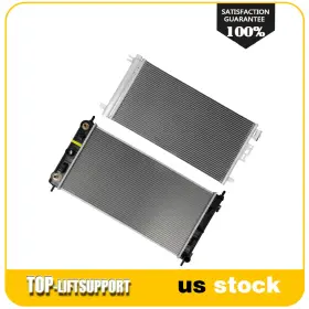 Ad848143v Top-liftsupport Fits 2004-2010 Chevrolet Malibu 2005-2010 Pontiac G6 Ac Condenser And Radiator