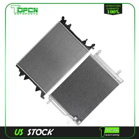 Ta84804401p Topcn-autoparts Fits 13-15 Volkswagen Jetta Replacement Radiator And Condenser Cooling Assembly