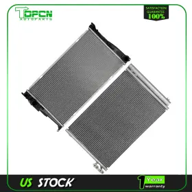 Ta84816401p Topcn-autoparts Fits 13-15 Bmw X1 09-15 Z4 Replacement Radiator And Condenser Cooling Assembly