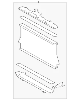 16400-0p420 Toyota Genuine Radiator