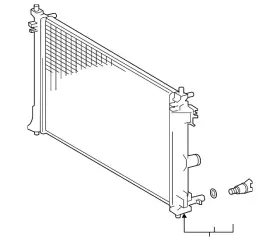 16400-24380 Toyota Genuine Radiator Assembly