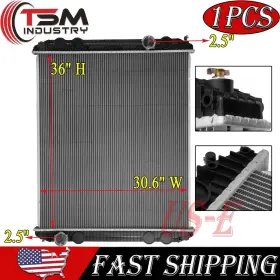 Fl112 Tsmindustry D3774 Radiator For 1997-2011 Freightliner Century Columbia Fl70 Fl80 M2 106 A