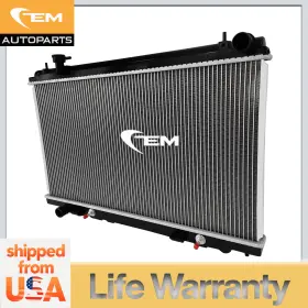 Aut0parts Ttem Ttem-2576 Fit 2003-2006 Nissan 350z 3.5l At Mt Radiator Factory Style Aluminum Core Cu2576