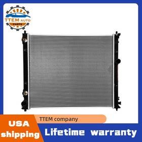 Ttem Autoparts Cu13285 Radiator 13285 Aluminum Core For 2009-2010 2011 13 2014 2015cadillac Cts 6.2l At