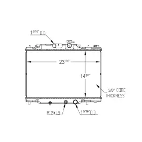 13579 Tyc Radiator
