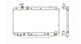 Tyc 2834 Radiator-assembly Fits 04-05 Toyota Rav4