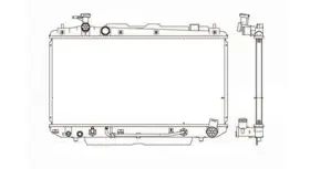 2834 Tyc Radiator-assembly Fits 04-05 Toyota Rav4