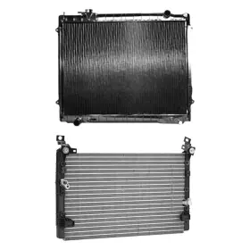 Bndl-474129 Tyc Radiator And Condenser Kit