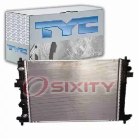 Sx-0240 Tyc Radiator For 2016-2020 Chevrolet Camaro 2.0l 3.6l L4 V6 Cooler Cooling Vj