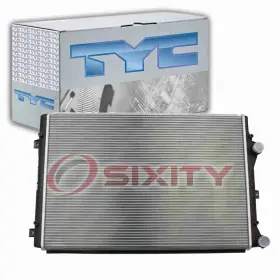 Sx-0243 Tyc Radiator For 2008-2015 Volkswagen Eos 2.0l L4 Cooler Cooling Antifreeze Ri
