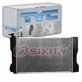 Sx-1519 Tyc Radiator For 2009-2017 Toyota Corolla 1.8l L4 Cooler Cooling Antifreeze Gr