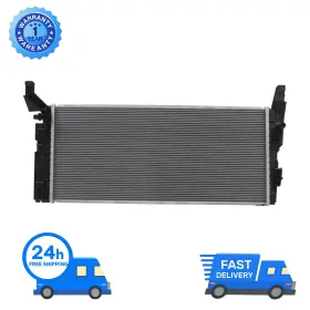 13797 Uiu Aluminum Radiator Oe Style For 2016-2019 Bmw X1 2.0l 2018-2019 X2