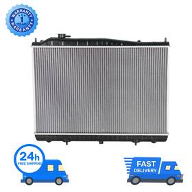 Uiu 2409 Aluminium Radiator Oe Style For 01-04 Nissan Frontier Xterra 2.4l 3.3l