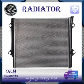 Sdd-oemra2581 Uiu For 03-09 4runner/gx470 4.7 At Oe Style Aluminum Core Cooling Radiator Dpi 2581