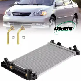 Aa2104ra Usale For 2003-2008 Toyota Corolla Matrix Pontiac Vibe 1.8 L Aluminum Radiator Aa2104ra Usale For 2003-2008 Toyota Corolla Matrix Pontiac Vibe 1.8 L Aluminum Radiator