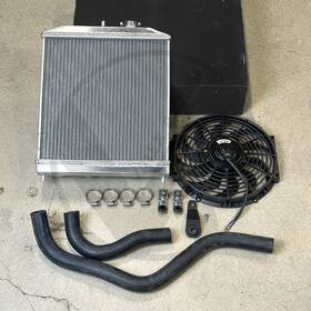 Valex Racing 349-05-2000 Pro Half Size Radiator Kit For 92-95 Honda Civic Integra Eg Dc B18c1 B20 B18b