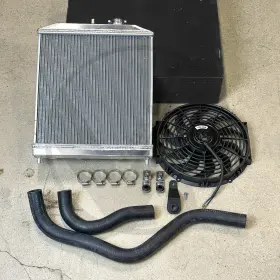 349-05-2000 Valex Racing Pro Half Size Radiator Kit For 92-95 Honda Civic Integra Eg Dc B18c1 B20 B18b