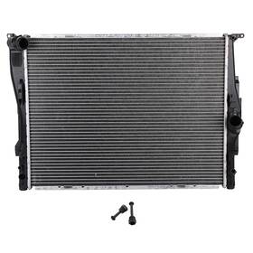 Valuezone-autoparts 12770739 Aluminum Radiator For 2006-2007 Bmw 330i 2006-2011 323i Cu2882