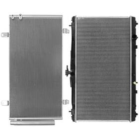 Valuezone-autoparts 12774830 Radiator And Condenser Cooling Kit For 2013-2018 Toyota Avalon 2012-2017 Camry