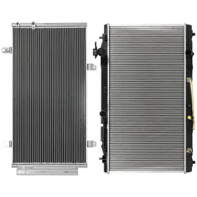 12774855 Valuezone-autoparts Radiator And Condenser Cooling Kit For 05-12 Toyota Avalon 07-11 Camry 09-15 Venza 12774855 Valuezone-autoparts Radiator And Condenser Cooling Kit For 05-12 Toyota Avalon 07-11 Camry 09-15 Venza